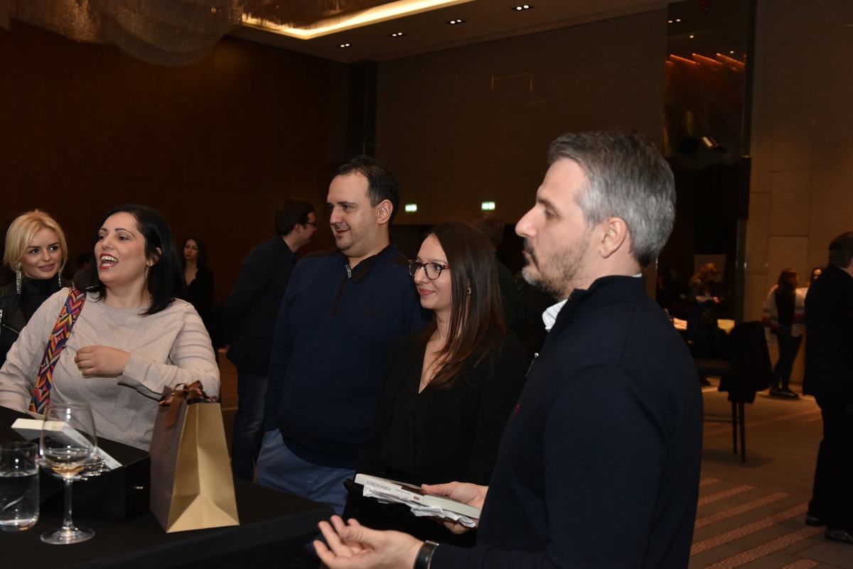 Др. Радован Витошевиќ и MSc Катерина Ангеловска на промоцијата на книгата Будење на свеста, Скопје, 2 февруари 2019