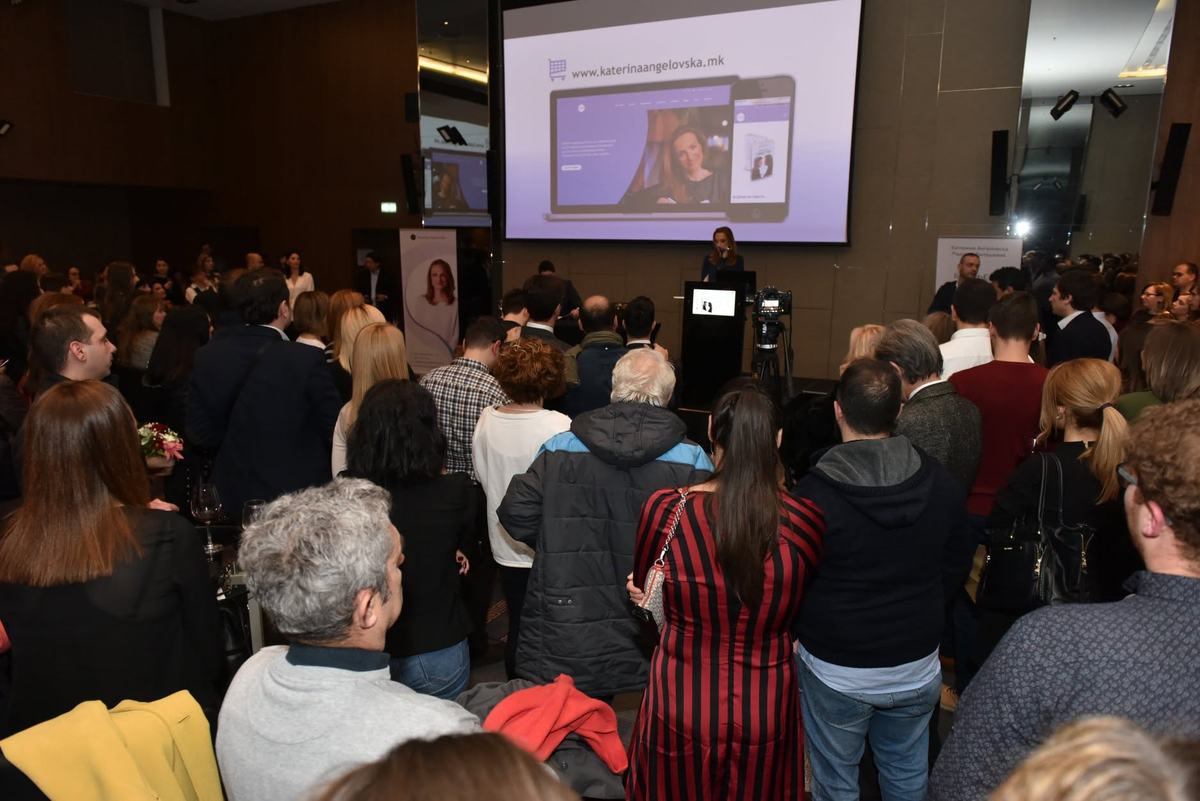 Промоција на бестселерот Будење на свеста од Катерина Ангеловска и Радован Витошевиќ (Radovan Vitosevic), Скопје 2019