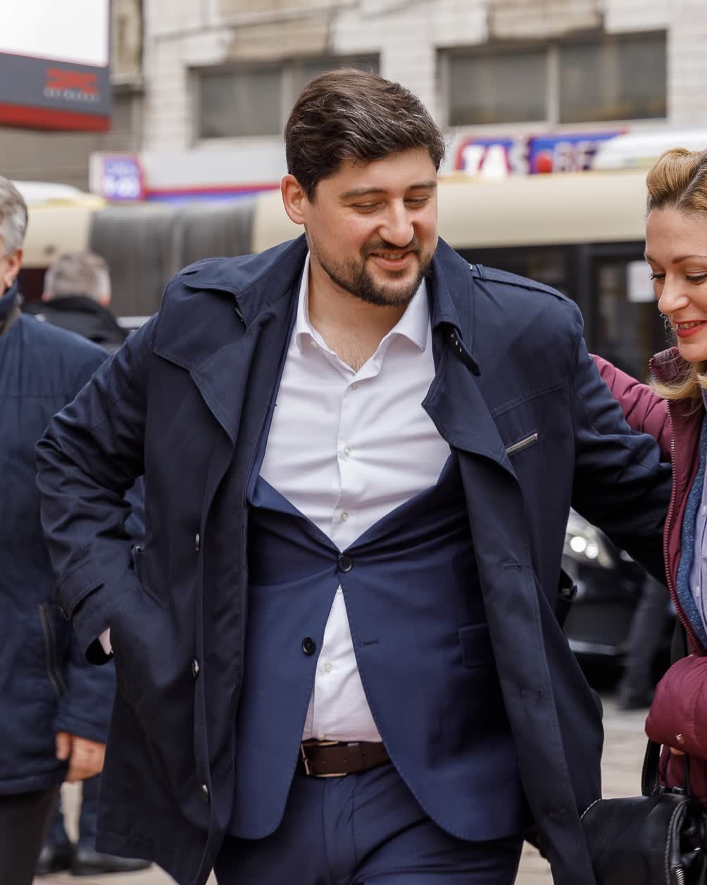 Д-р Радован Витошевиќ и м-р Катерина Ангеловска на промоцијата на Buđenje svesti во Белград, јануари 2023